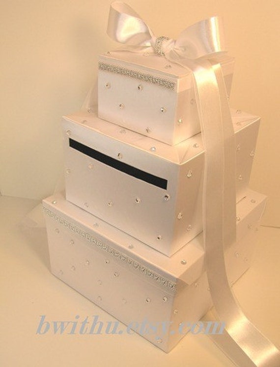 Wedding Card Box White Gift Card Box Money Box