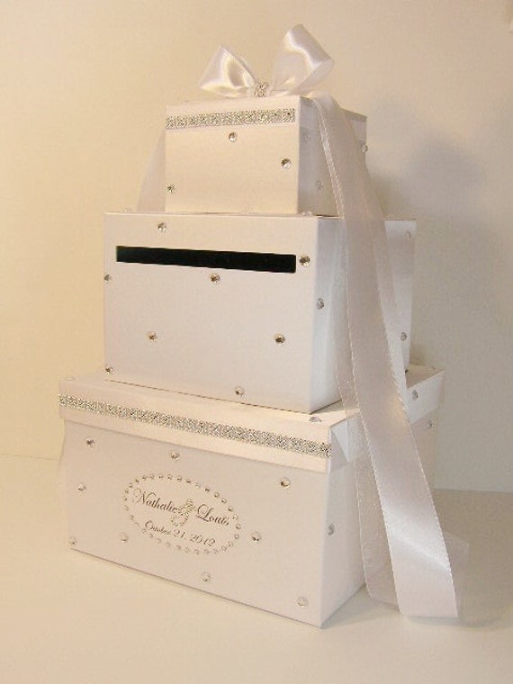 Wedding Card Box White Gift Card Money card Box