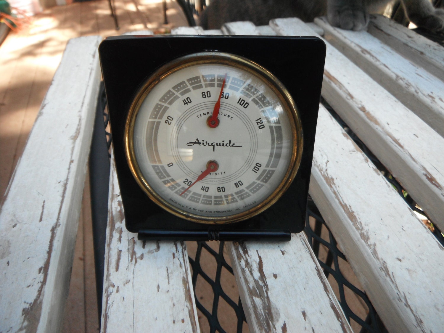 Vintage Airguide Thermometer/Barometer by Fee & Stemwedel