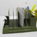 Desk Organizer in Vintage Green.