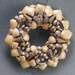 SALE: Miniature SHELL WREATH / Pearl Elegance / Ornament or Pin / 12th scale