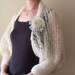 Mohair Ivory Bridal Shrug - Ready for shipping