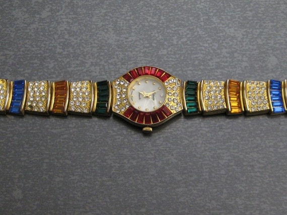 Vintage Xanadu jeweled watch