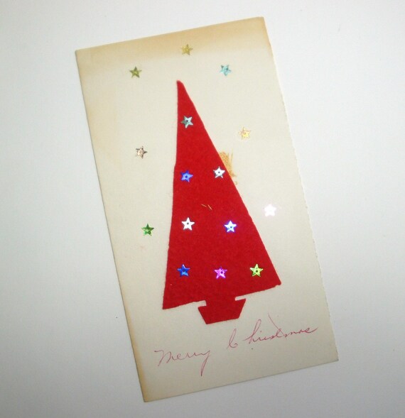 vintage christmas party invitation handmade 1950 s vintage christmas party invitation handmade 1950 s