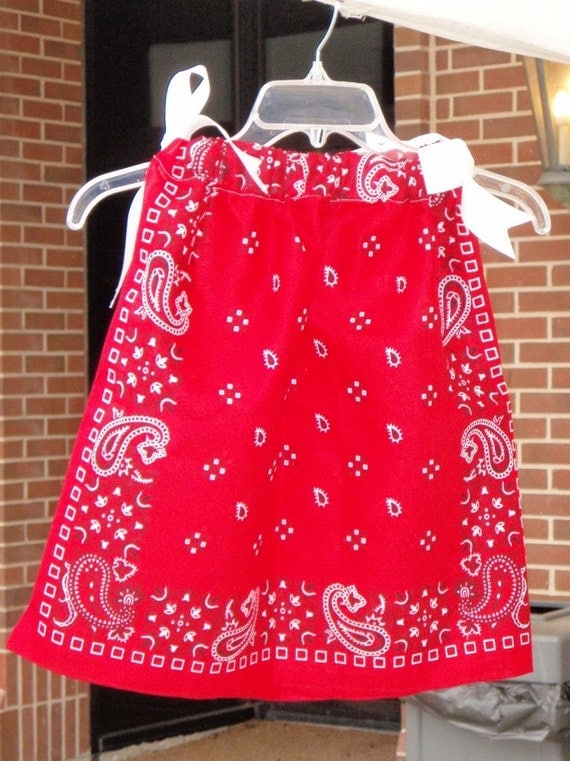 Red Bandana Dress/Shirt