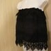 Black Lace Macrame Vintage Avant Garde Glam Camisole Top / Skirt S M