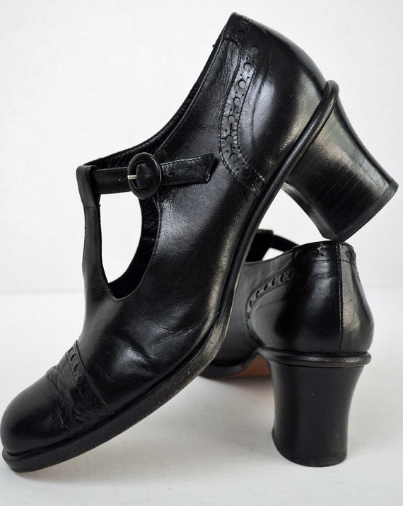 80s vintage Mary Jane shoes / Hand Crafted Italian BORINI