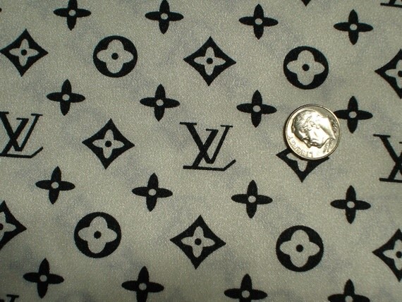 Items similar to LV, Louis Vuitton designer fabric on Etsy