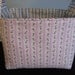 Reversible Fabric Organizer Shabby Pink Rose Blue Basket Bin Storage