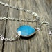 Robins Egg Turquoise Silver Necklace