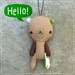 Wednesday Bear - Mobile Charm
