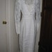 Vintage 80s Wedding Dress - Jessica McClintock - Size 10 - Victorian Steampunk - White Lace and Linen