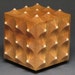Unique Sculpted Wooden Box, Lacewood and Maple, Hidden Compartment, 'The Pinnacle Box'