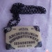 Ouija Board Acrylic Necklace