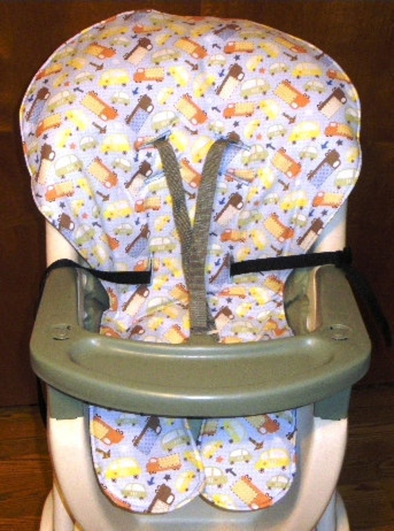 GRACO high chair coverpad replacement trucks and by sewingsilly