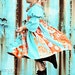 Last one 3t or smaller The Serenity dress by Corinna Couture Fall