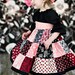 LAST ONE The Valentina dress by Corinna Couture Valentines day 2012
