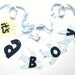 Airplane baby shower decorations baby and navy blue It's a boy banner ParkersPrints on Etsy
