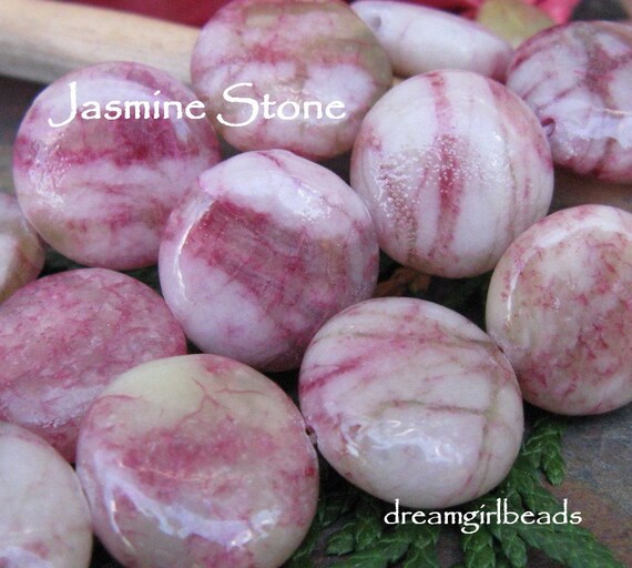 Jasmine Stone Semi Precious 14mm Beads