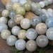 Awesome Aquamarine 10 mm Semi Precious Beads