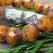 Autumn Picasso 9mm Czech Baroque Beads