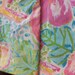 Vintage floral pillowcases. King size. Set of 2. Blue, pink, and green flowers.