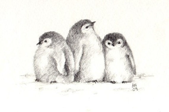 etch a sketch art penguin