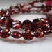 Garnet Coin Beads AA-AAA Micro Faceted Gemstone Beads