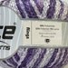 ice yarns rings summer yarn lilac lavender white ice yarns polyester 1 skein 50 gr DK light worsted knitting crochet pareo scarf necklace