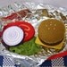 Wool Felt Play Food - Cheeseburger