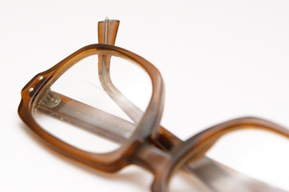 Brown Uss Gi Eyeglasses Frames Army Issue Bcg