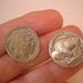 Buffalo Nickel Cuff Links 1936 Vintage Jewelry