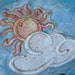 SALE No More Cloudy Days Pottery Base for Basketry