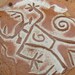 Petroglyph Ceramic Basket Start Man Monster of the Southwest
