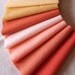 Hand Dyed Felted Wool for Applique, Penny Rugs, Sewing Projects / W969