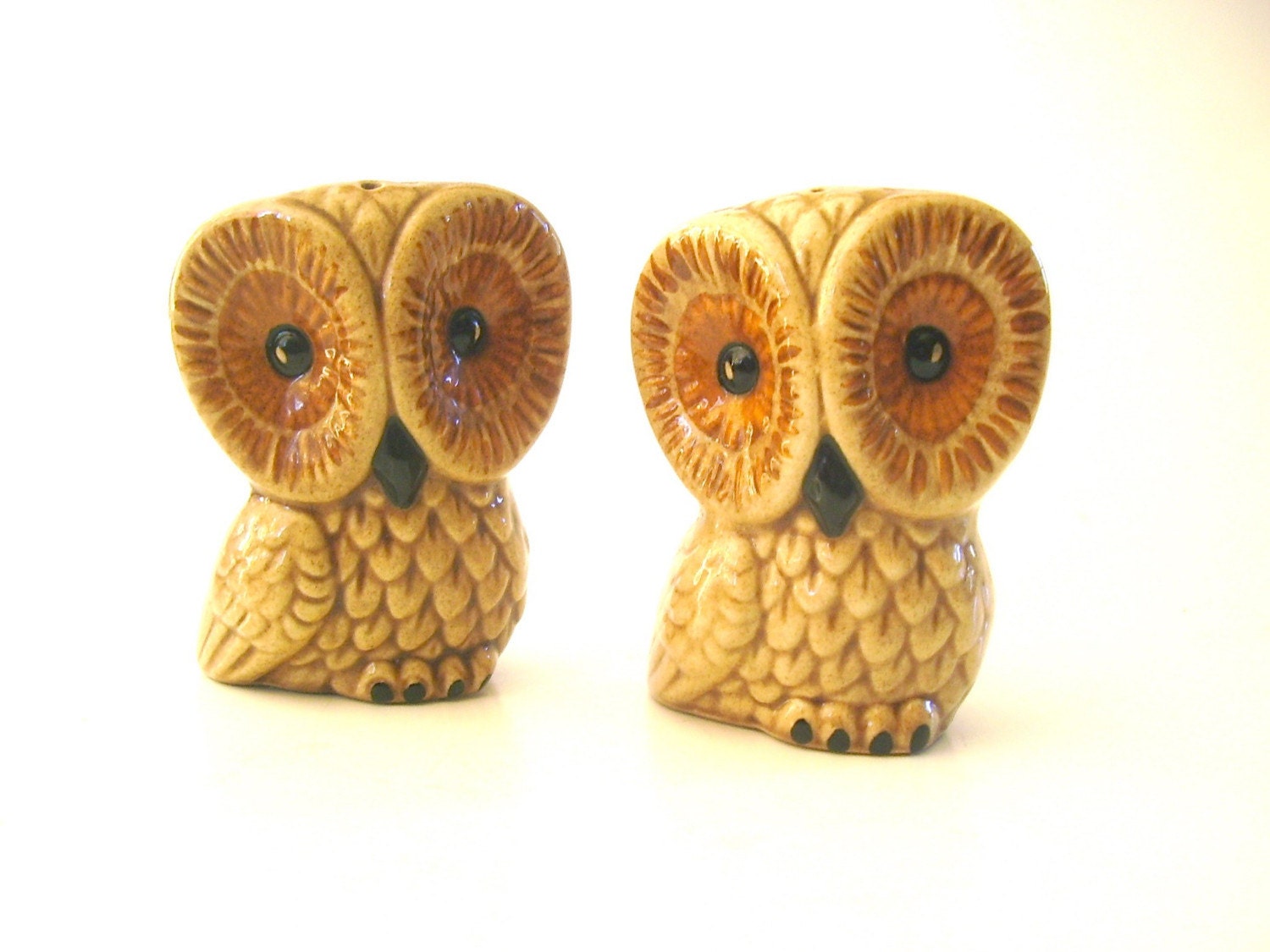 Ceramic Owl Salt and Pepper Shakers