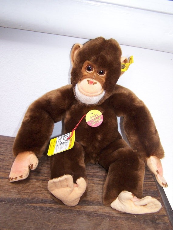 steiff monkey puppet