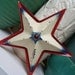Metal Tree topper christmas Star Old