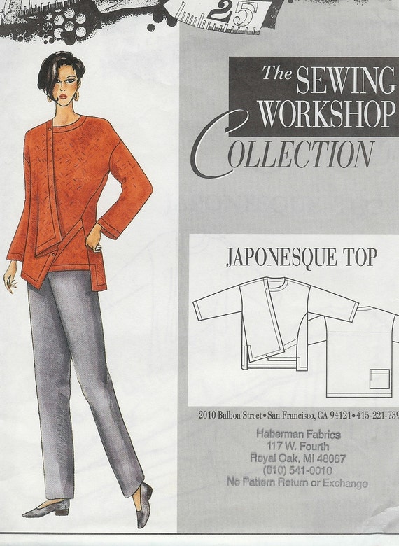 The Sewing Workshop Collection Lot of Three Sewing Patterns