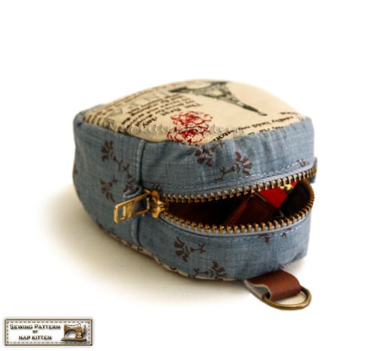The key pouches sewing pattern coin purse pattern zippered