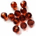 Swarovski Crystal Beads, Round, 5000, 4mm, Indian Red, 12 Pieces, New, Sphere, Circle, Fall, Autumn, Burnt Orange, Earthy, Austria