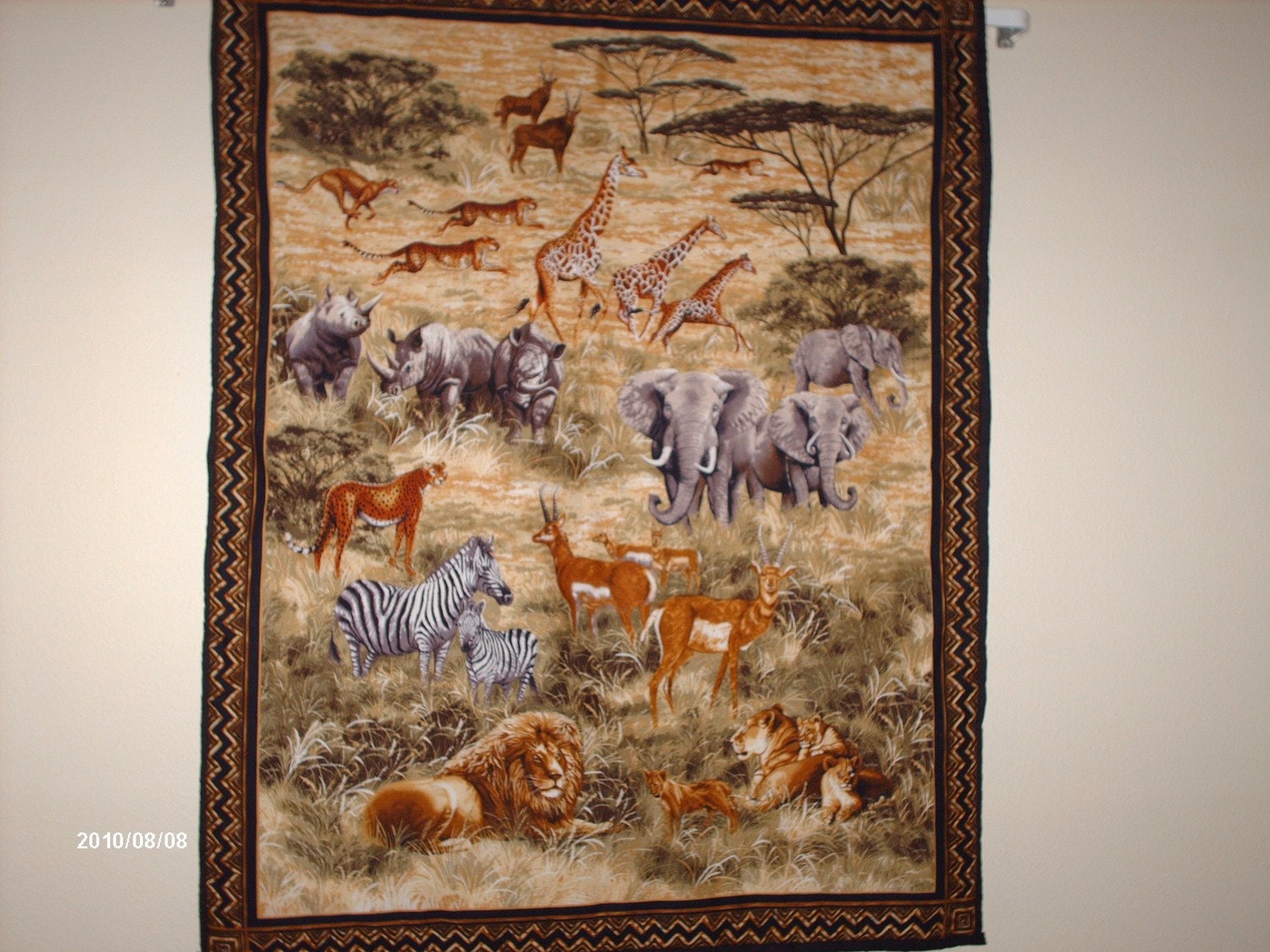 AFRICAN SAFARI Quilted Wall Art 2D