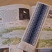 Handmade Blue and White Cross Stitched Bookmark