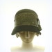 Green Cloche Hat for Women - 1920s Fashion Hat - Downton Abbey Felt Hat - Leather Timmed Hat