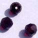 Swarovski crystal beads 6mm ROUND 5000 Crystal Beads GARNET -- 50 pieces