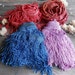 Lot of 4 Antique Fringed Trim