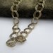 Vintage Gold Toned Metal Large Link Belt or Chain