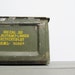 Vintage Industrial Decor Military Cartridges Metal Box