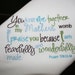Trendy and Sweet Bible Verse Baby Blanket