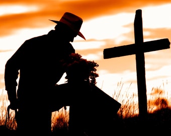 Kneeling at cross | Etsy